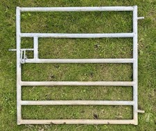Galvanised Gate - Sturdy in Good Condition, 3’ x 3’