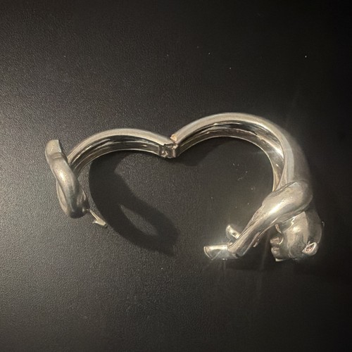 Hand made silver panther - hand,