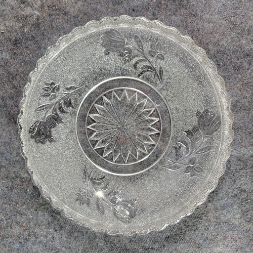 Vintage plate floral - vintage,