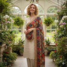 Luxury Silk Dupatta Shawl -