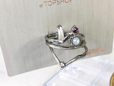 Ring Silver Large Triple Set