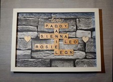 Personalised picture frame