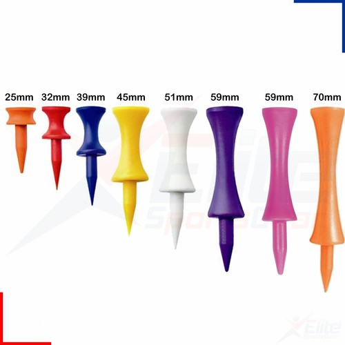 Plastic castle golf tees - plastic,