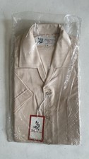 Vtg NOS 1950s Mens Aertex Shan-Su Cotton Shirt Collar