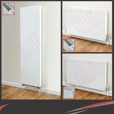 White Central Heating Radiators SINGLE & DOUBLE Convector Flat Panels