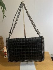 Zara black crossbody leather