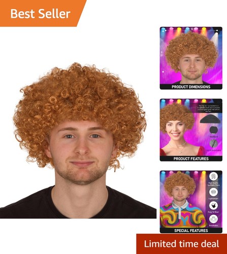 Heat resistant ginger - ginger, wig