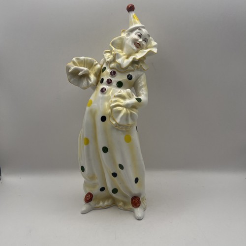 Coalport clown figurine made - clown,