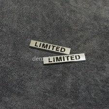 2x Chrome Silver LIMITED Small