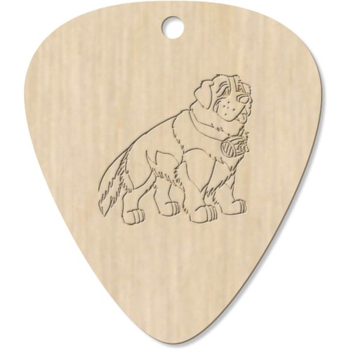 Bernard dog wooden - bernard, dog'