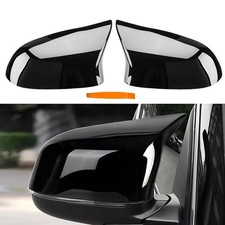 2x Gloss Black Wing Mirror