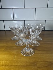 Set of 6 Vintage Cut Crystal