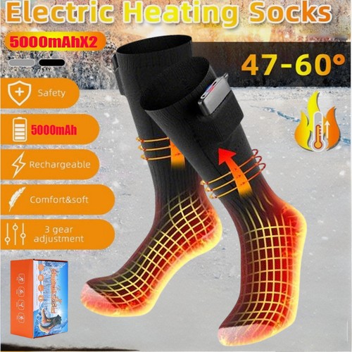Electric heated socks - electric,