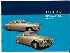 Jaguar 420 & 420G 1967-1968 UK Market Sales Brochure