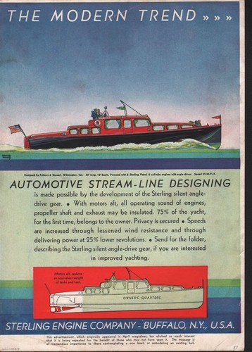 1933 sterling motorboat - 1933,