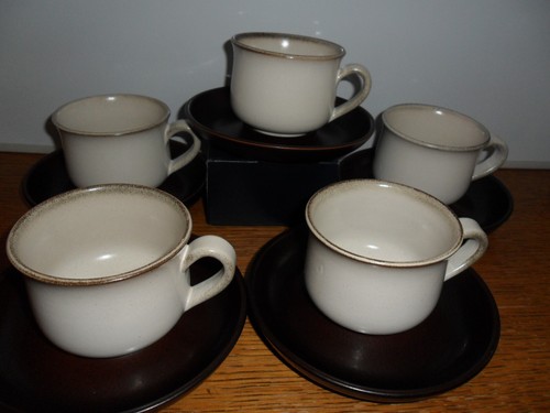 Denby cup saucer - &, p