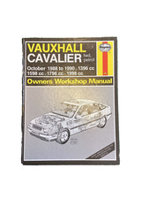 VAUXHALL CAVALIER MK3 Haynes Owners Workshop Manual 1988 to 1990