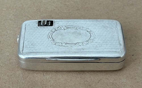 Antique solid silver tinderbox - solid,