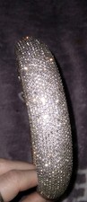 Silver rhinestone diamante - rhinestone,