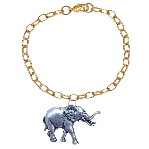 A20 elephant pewter pendant - pendant, on