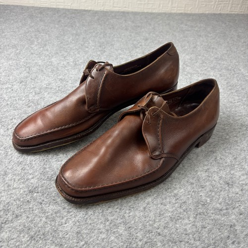 Grenson brown leather derby - brown,