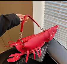 Red lobster shoulder purse