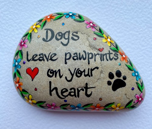 Dogs leave pawprints your - pawprints, on