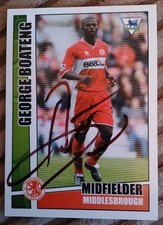 MIDDLESBROUGH George Boateng Signed Merlin Card