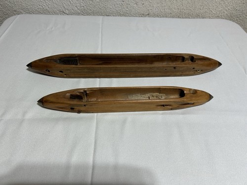 Vtg wooden flying - 2, shuttle