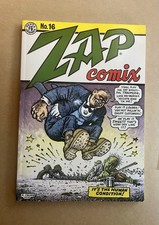 Zap Comix #16 Paperback Book, Comic, Robert Crumb, S. Clay Wilson, Rick Griffin