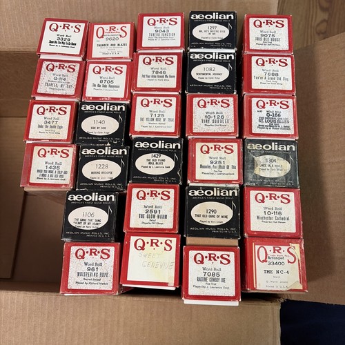 Qrs player piano rolls - player, rolls,