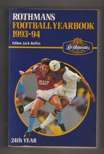 Rothmans football yearbook - football,