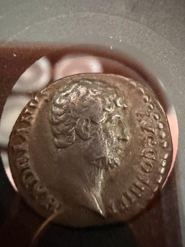 Hadrian silver denarius - silver,