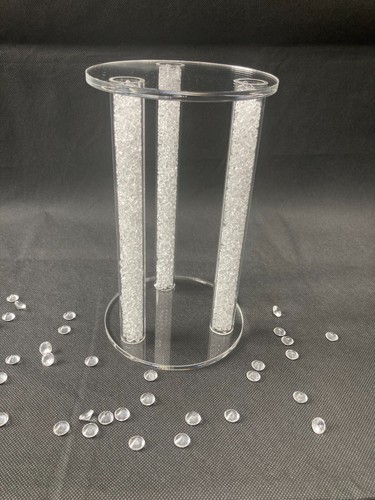 Crystal filled cake spacer - crystal,