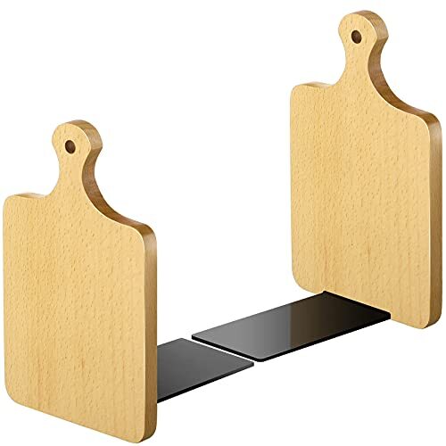 Jetec wood bookends kitchen - jetec, bookends,