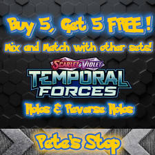 Pokemon Cards - Scarlet & Violet: Temporal Forces - Holos & Reverse Holos - TCG