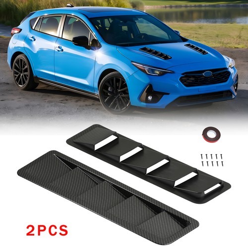 Carbon fiber hood vent - 2x,