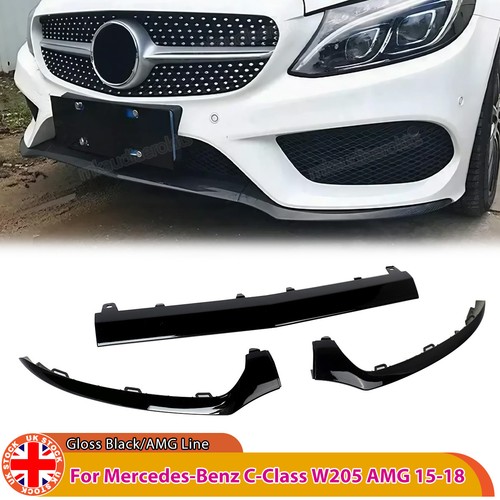 Glossy black front bumper - glossy,