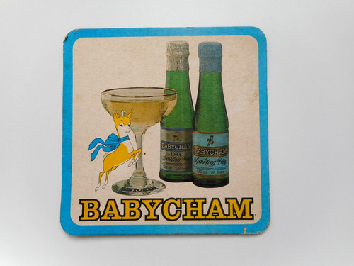 Babycham coaster large - babycham,