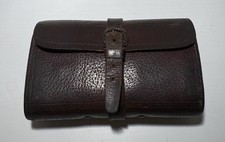 Hardy Vintage Antique Leather Fly Wallet Pouch Fly Fishing Collectible