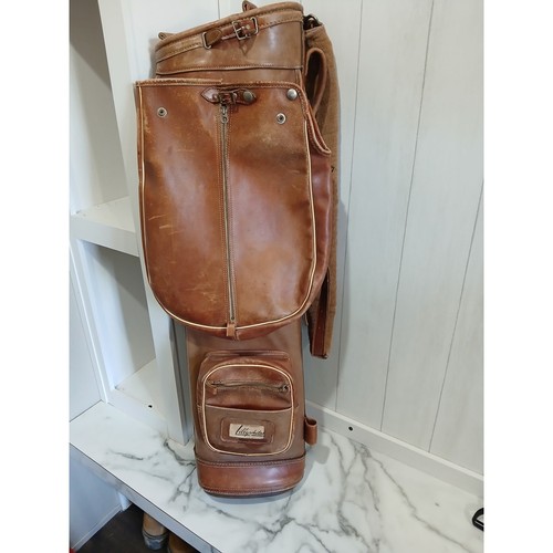 Antique leather british golf - leather,