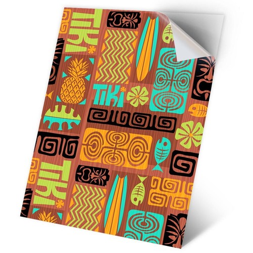 Vinyl sticker tiki - vinyl,