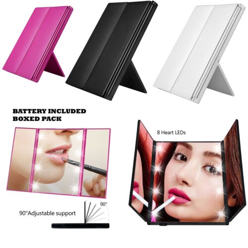 Tri fold led - tri, mirror