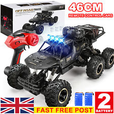 1:12 Big Black Gold 4WD 46CM RC Cars Electric Toy Car Monster Truck 6 Wheel Xmas