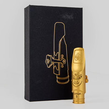High Quality Saxophone Metal Mouthpiece Brass Plated Size 5 6 7 8 9 for Alto Sop
