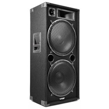 Max SP215 DJ Disco PA Speaker 2000W Dual 15" Woofers for Parties