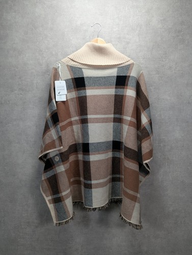 House tweed poncho womens - tweed,