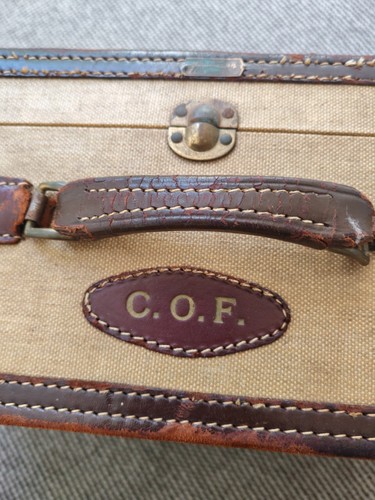Vintage travel case luggage - vintage,
