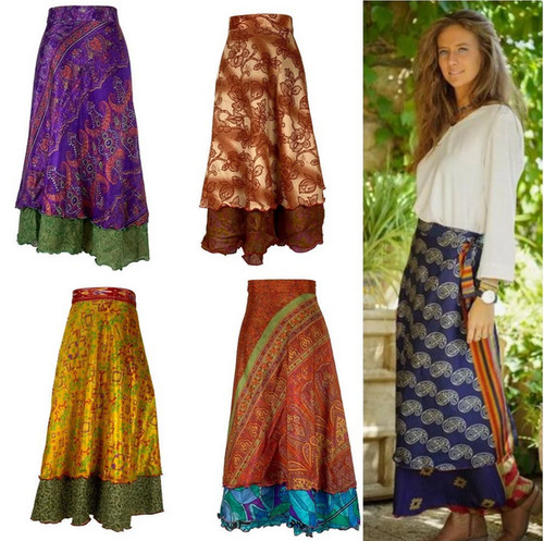 Wrap maxi boho hippie - boho, dress
