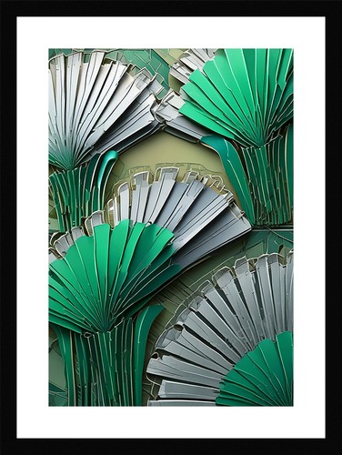 Nostalgic art deco fan - nostalgic,